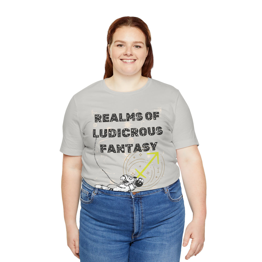 Fantasy Realm Typography Unisex Jersey Tee
