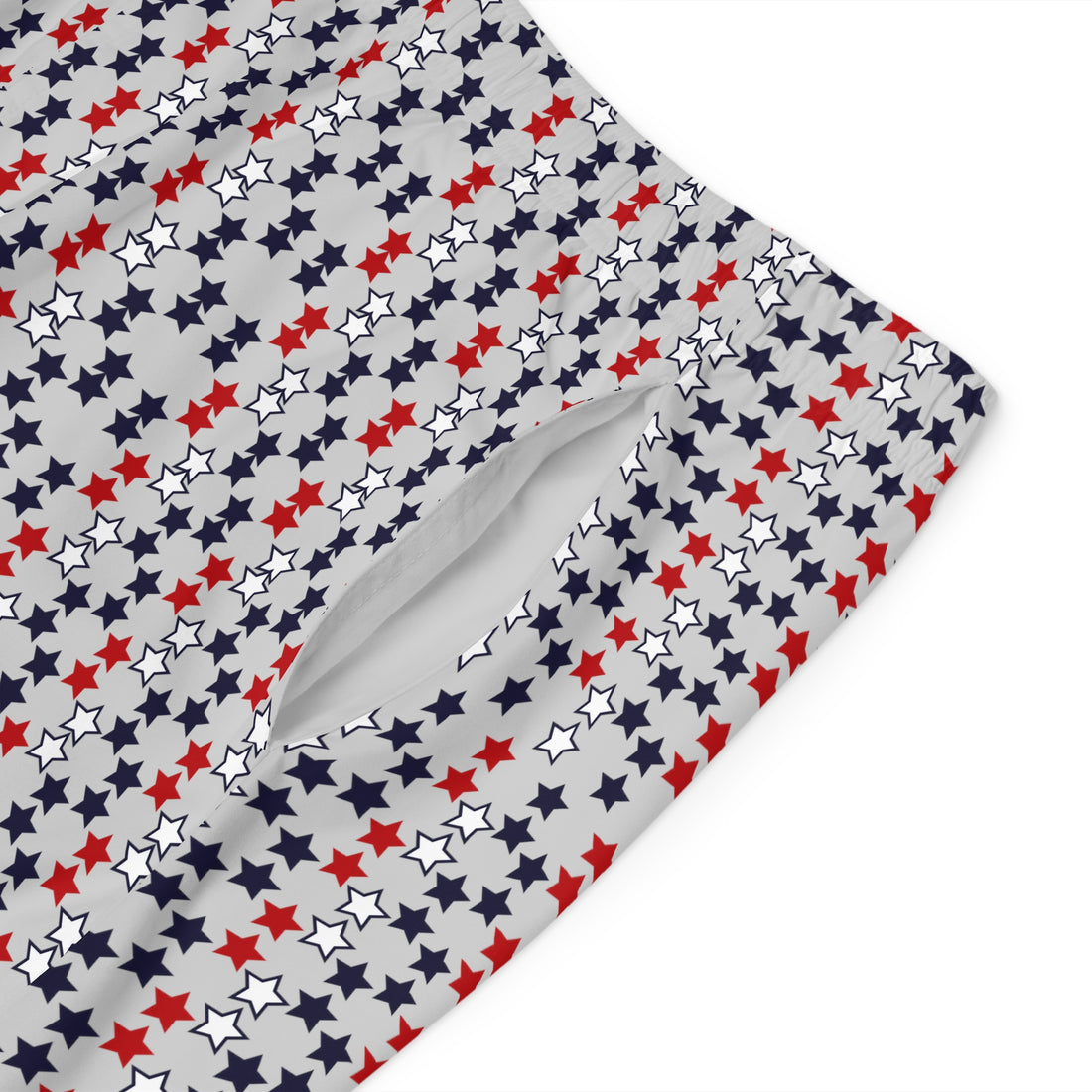 Slate Star Print Men's Board Shorts (AOP)