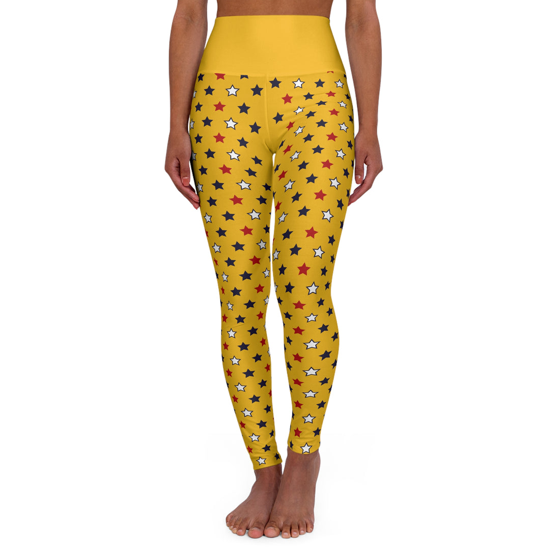 Yellow Stargirl Yoga Leggings