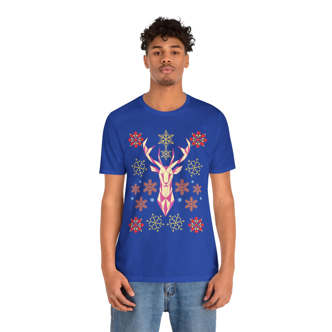 Stag Print Unisex Jersey Tee