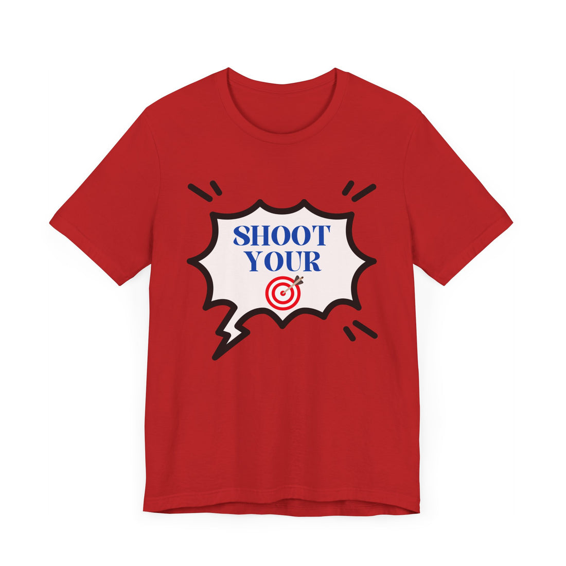 Unisex Statement Typography Jersey Tee