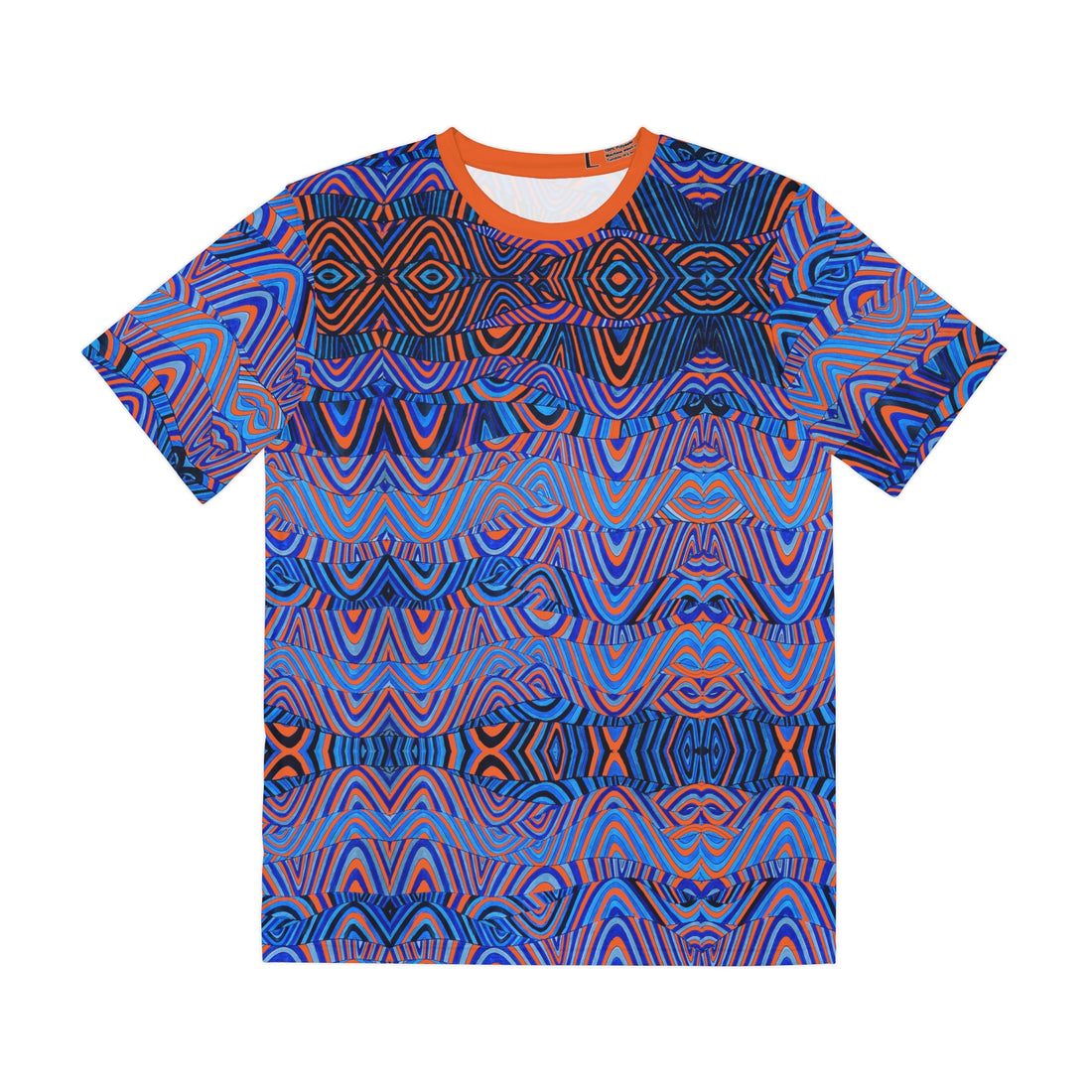 Orange Sonic Men's Polyester Tee (AOP)