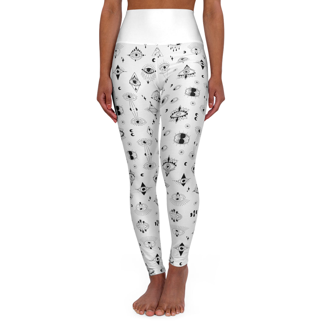 Edgy Evil Eye Yoga Leggings