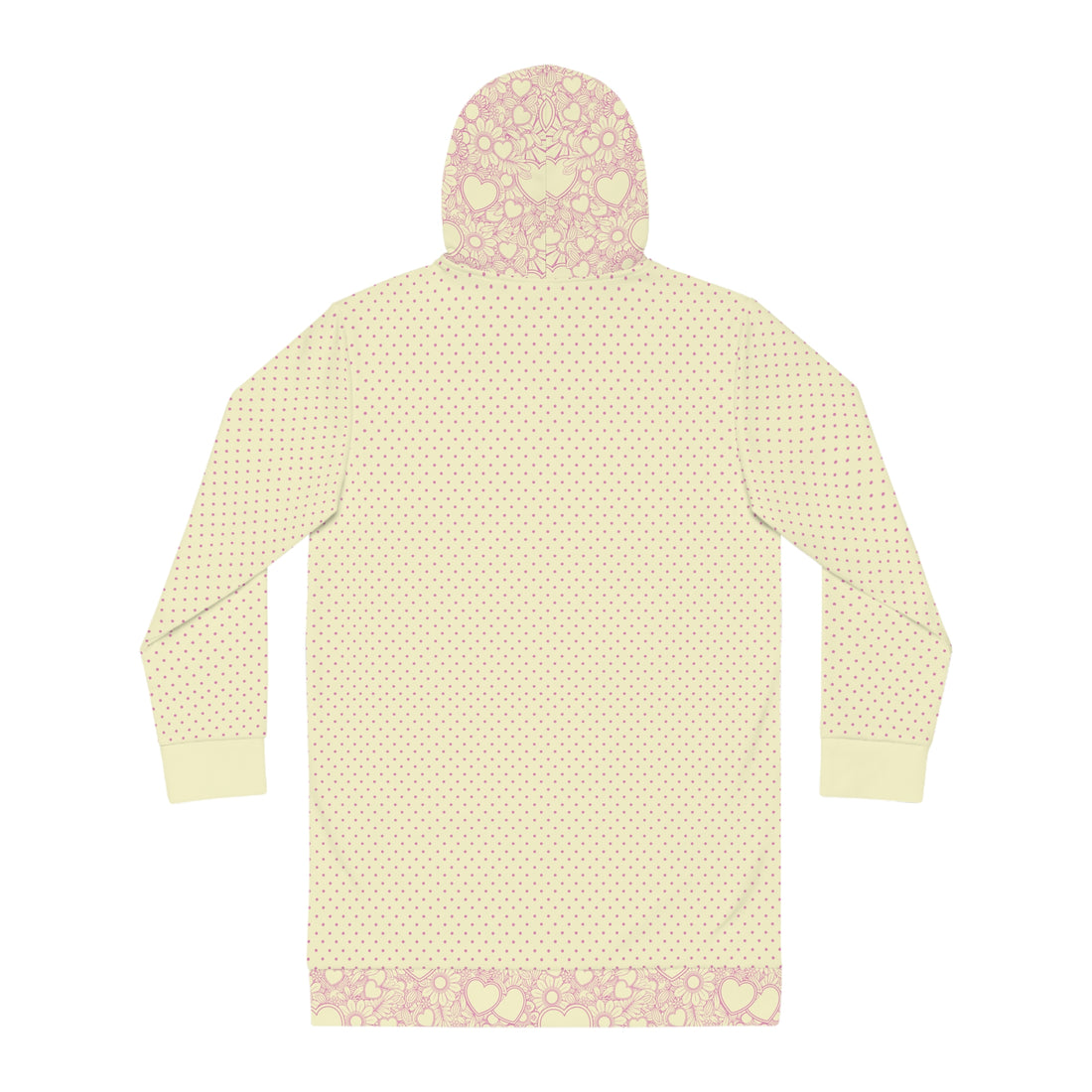 Cream Eve Core Hoodie Dress (AOP)