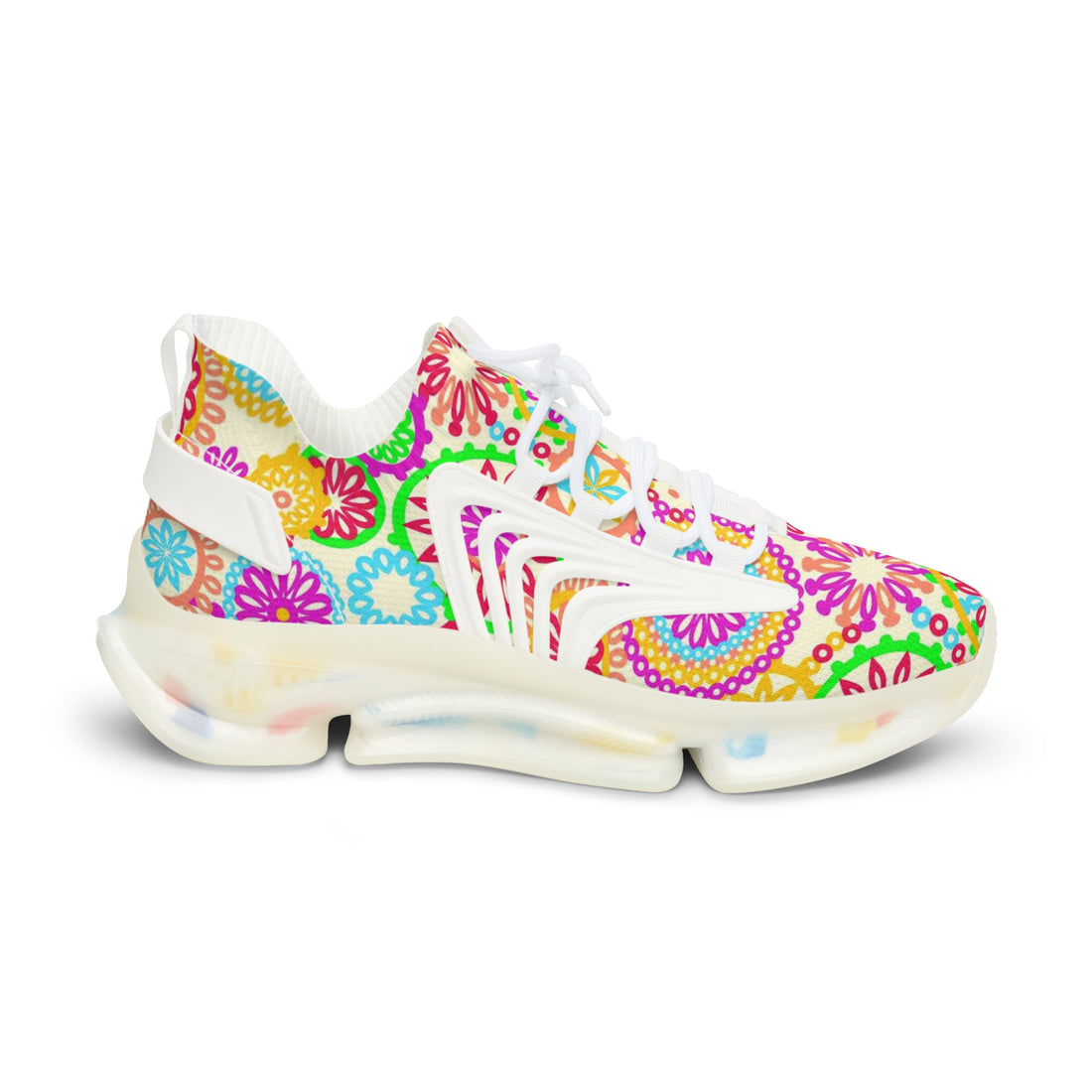 Lime 70's Vibe OTT Men's Mesh Knit Sneakers