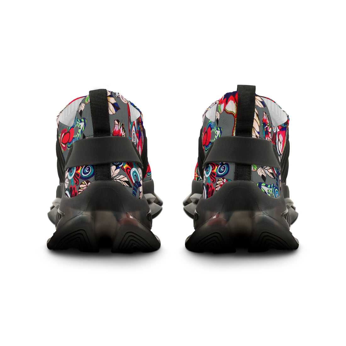 Ash Floral Pop OTT Men's Mesh Knit Sneakers