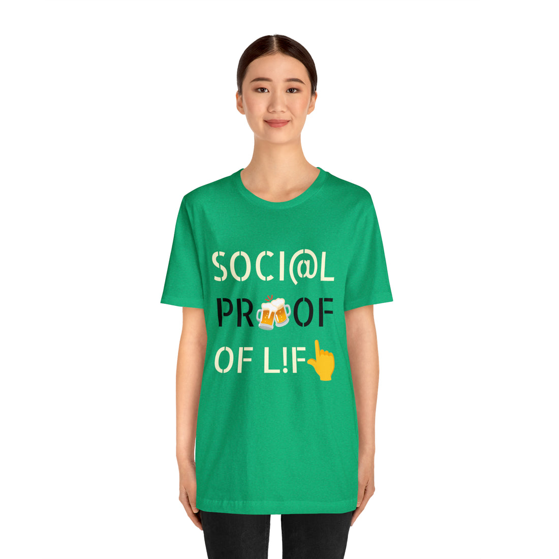 Unisex Social Proof Jersey Tee