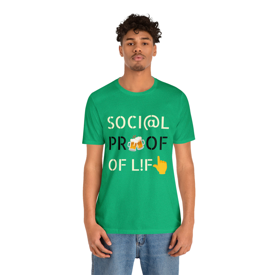 Unisex Social Proof Jersey Tee