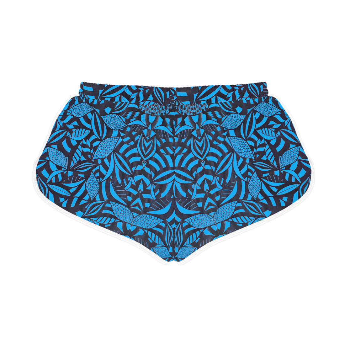 Aqua Tropical Minimalist Relaxed Shorts
