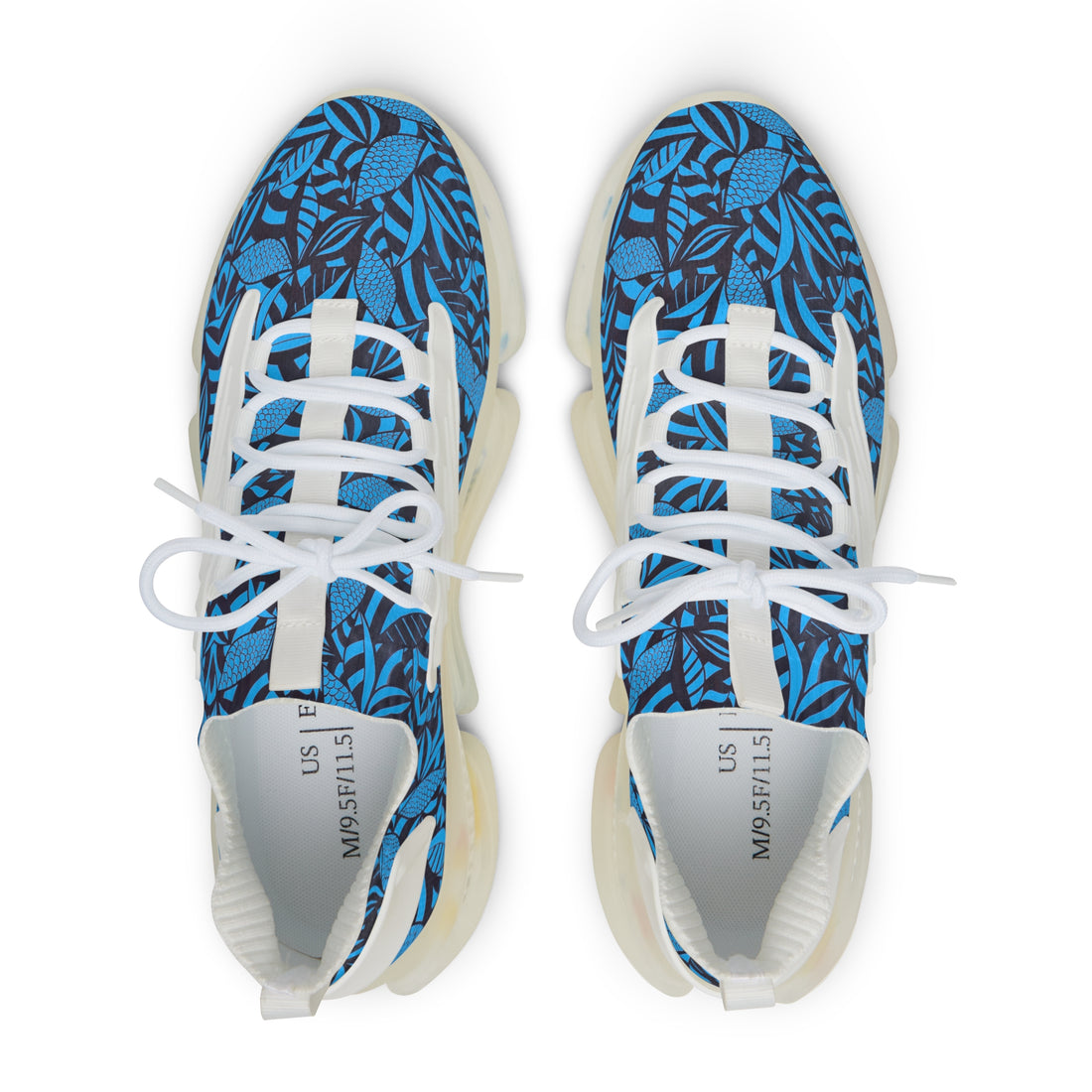 Aqua Tropical Minimalist OTT Men's Mesh Knit Sneakers