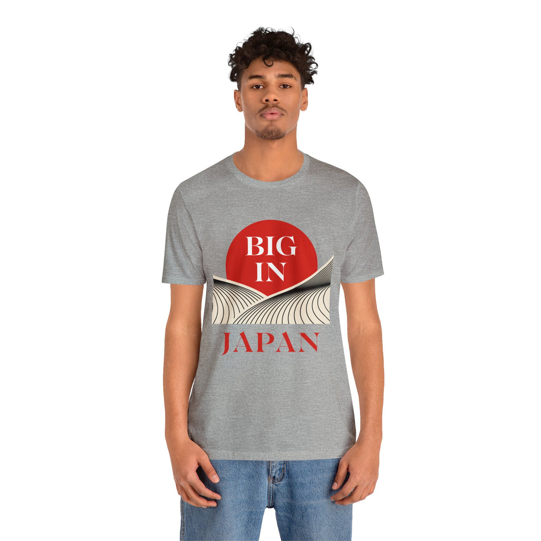 Unisex Big In Japan Typography Jersey Tee