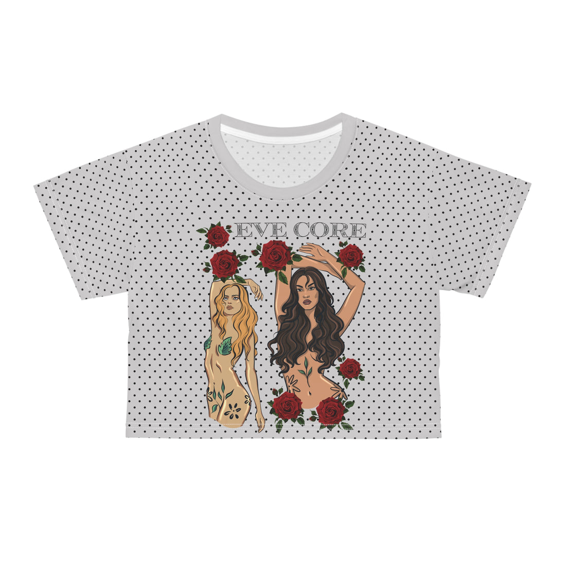 Slate Eve Core AOP Crop Tee