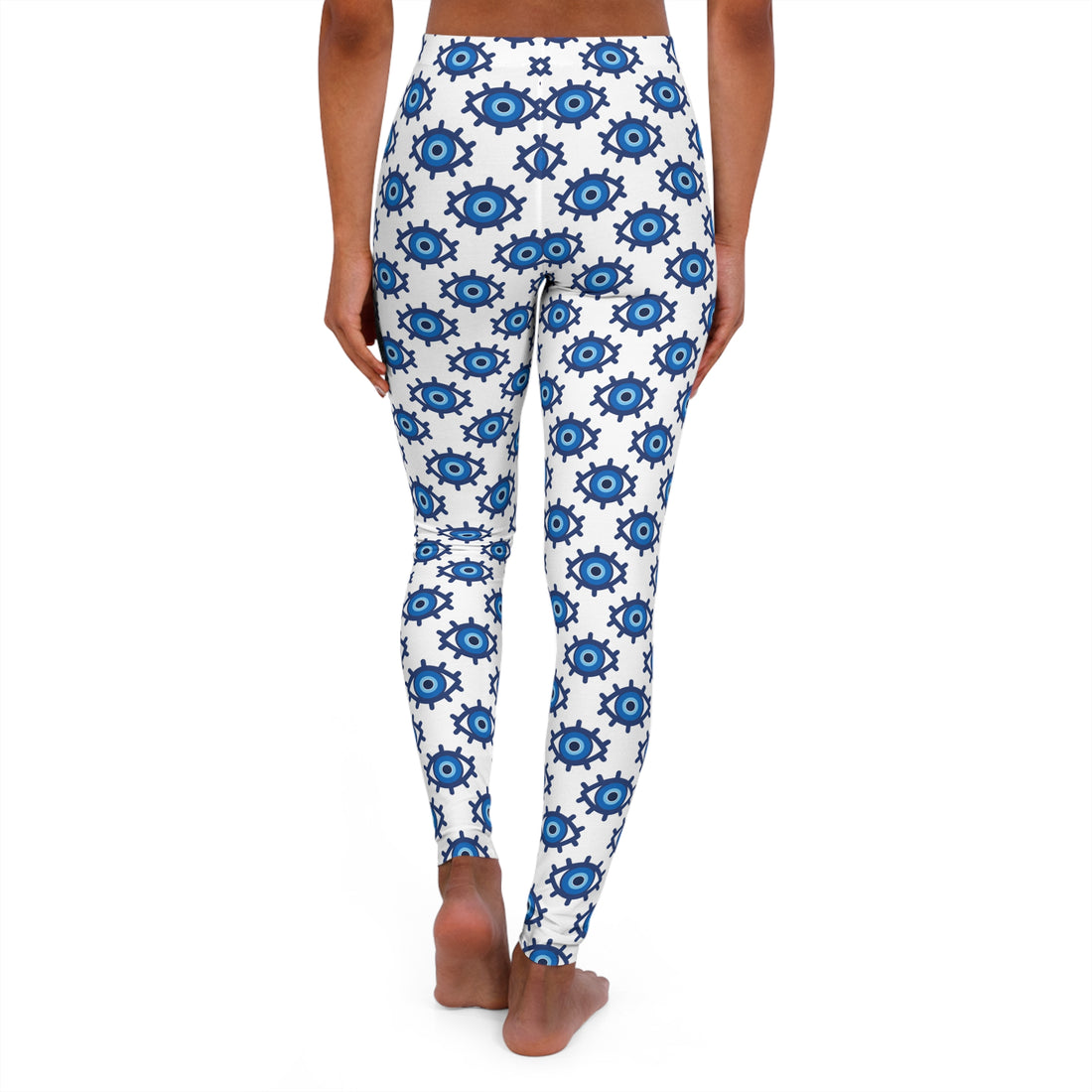 Evil Eye Print Spandex Leggings