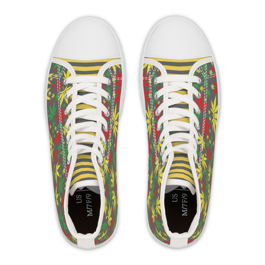 Ash Tropical Rasta Toned Women's High Top Sneakers