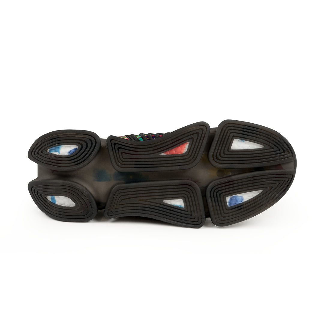 Ash Floral Pop OTT Men's Mesh Knit Sneakers