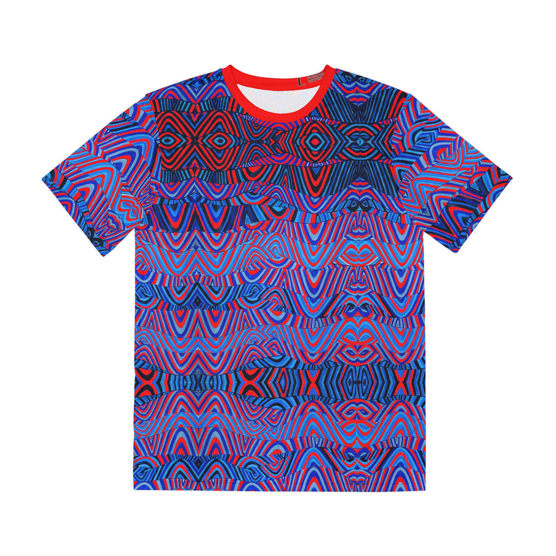 Red Sonic Men's Polyester Tee (AOP)