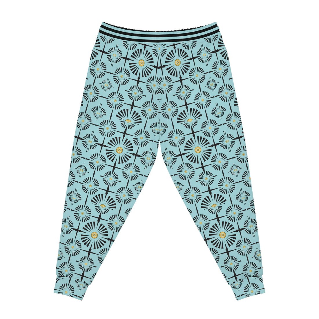 Icy Wheels & Spokes Print Unisex Joggers