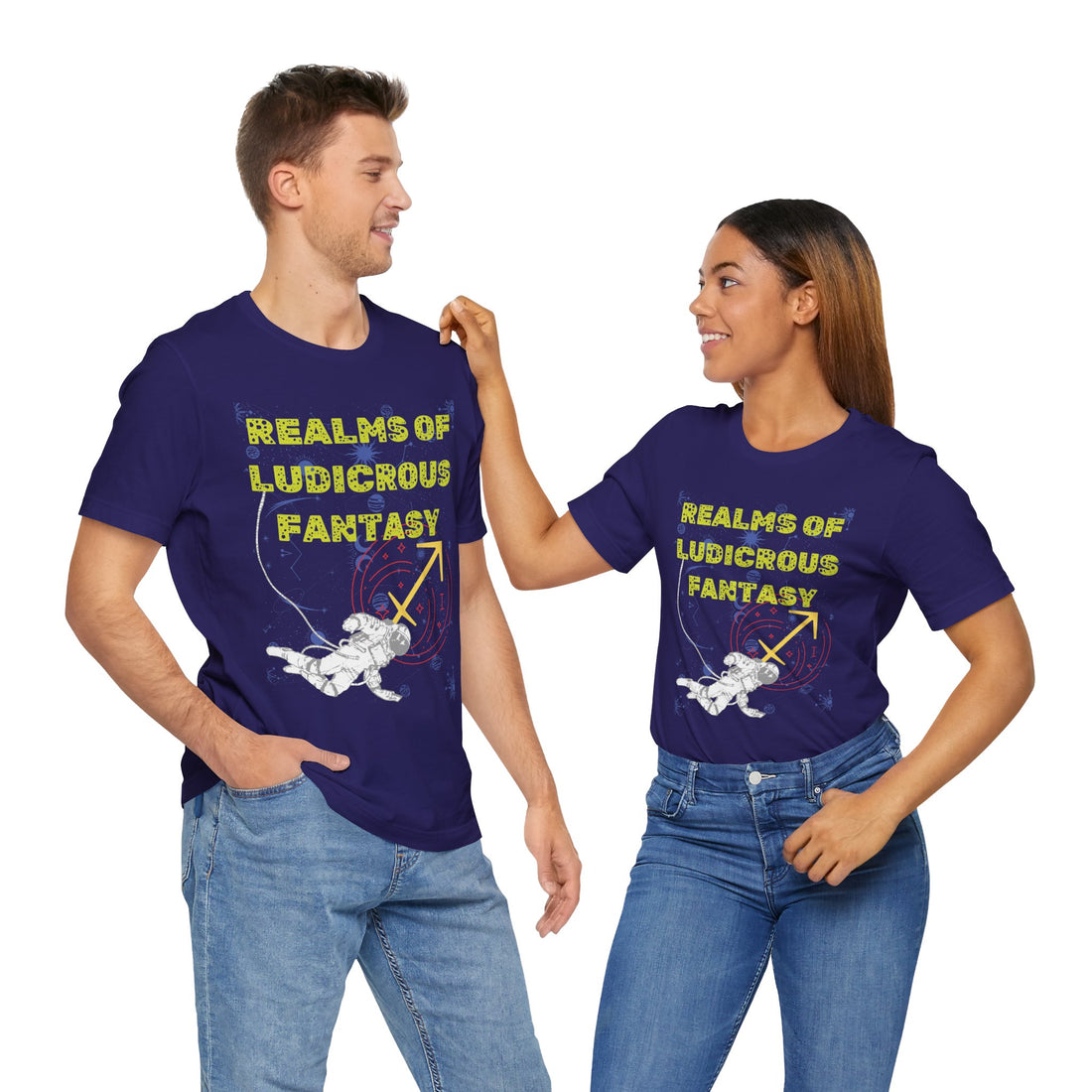 Fantasy Realm Typography Unisex Jersey Tee
