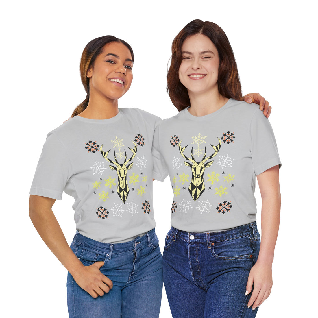 Stag Print Unisex Jersey Tee
