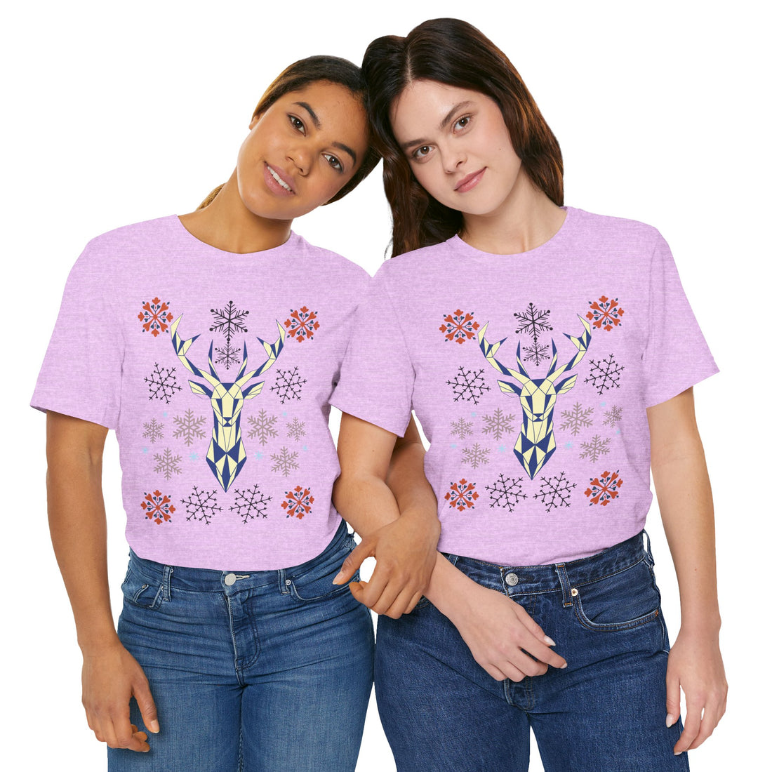 Stag Print Unisex Jersey Tee