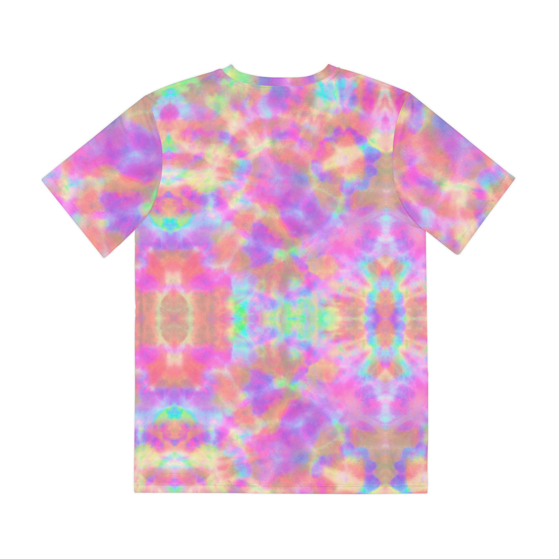 Tye Dye Skull Men's Polyester Tee (AOP)