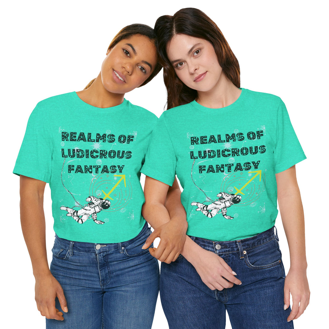 Fantasy Realm Typography Unisex Jersey Tee