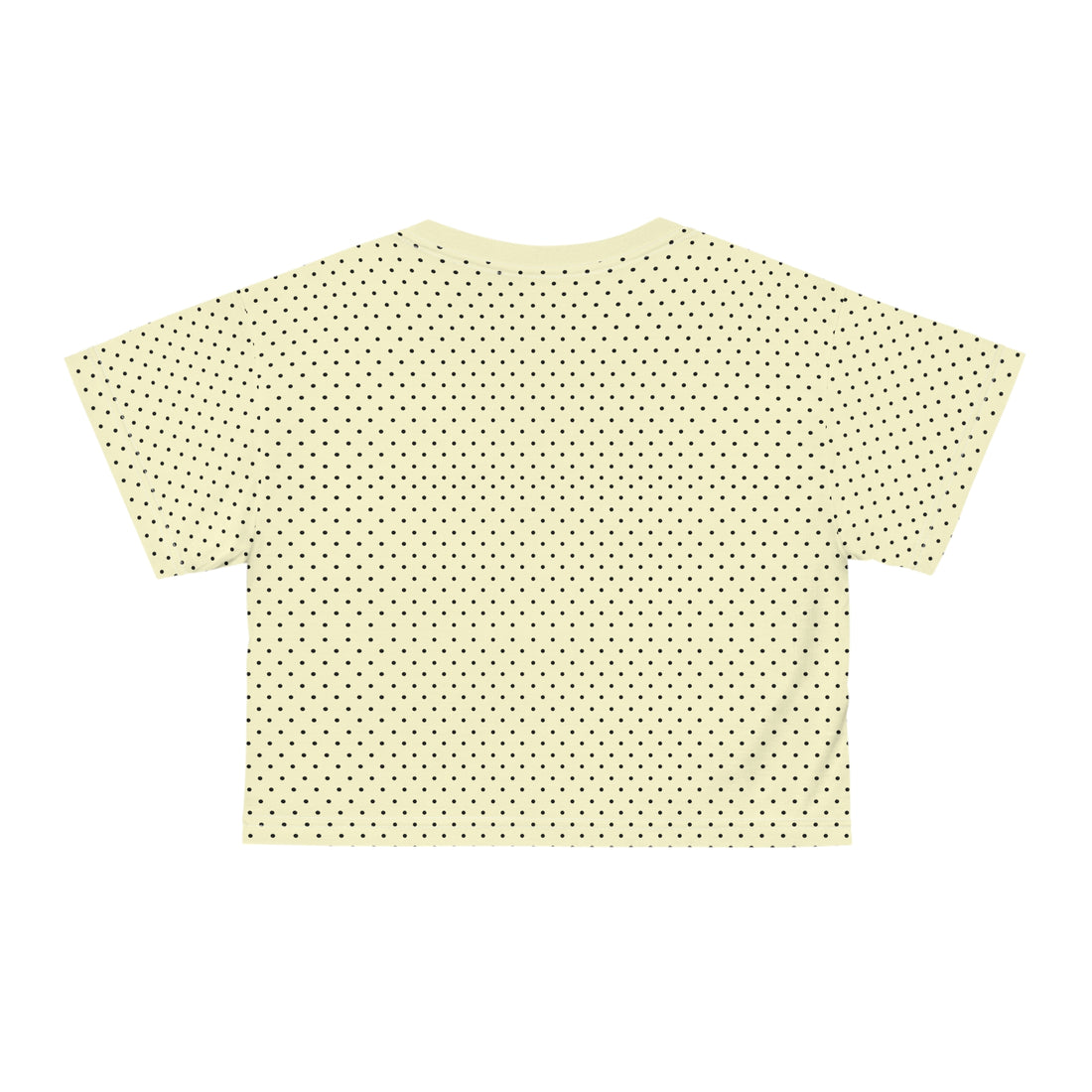 Cream Eve Core AOP Crop Tee
