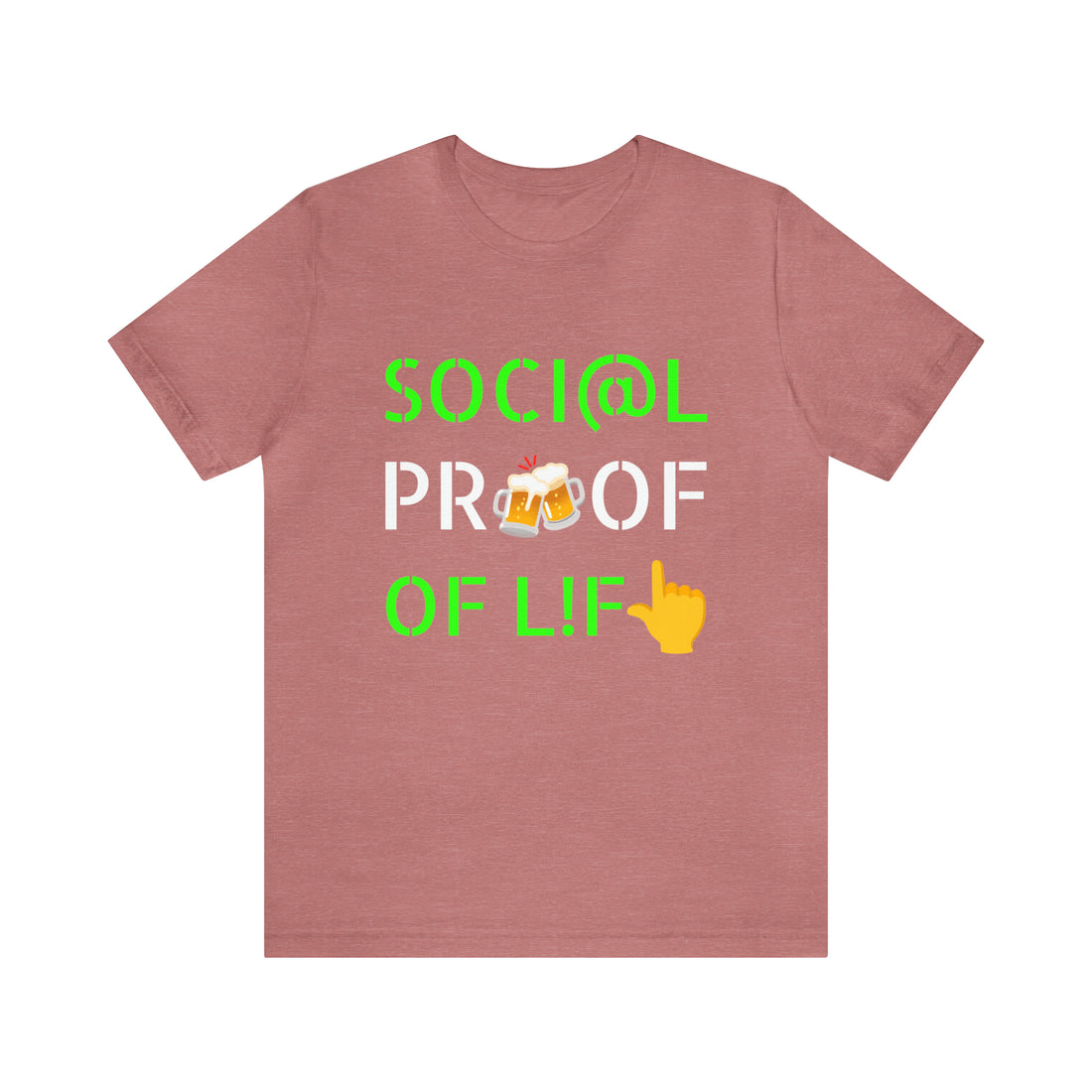 Unisex Social Proof Jersey Tee