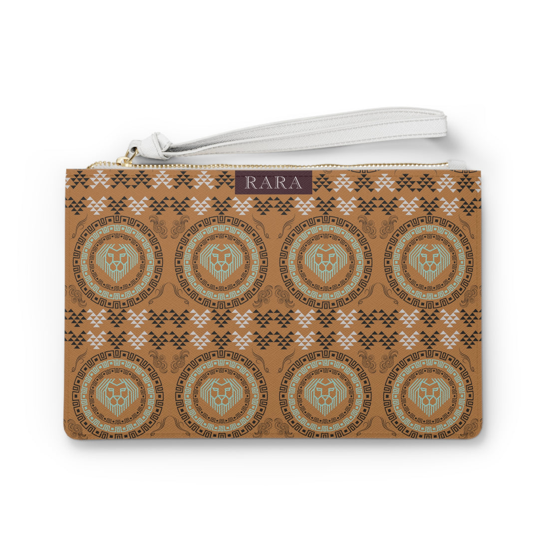Tussock Geo Lion Head Clutch Bag