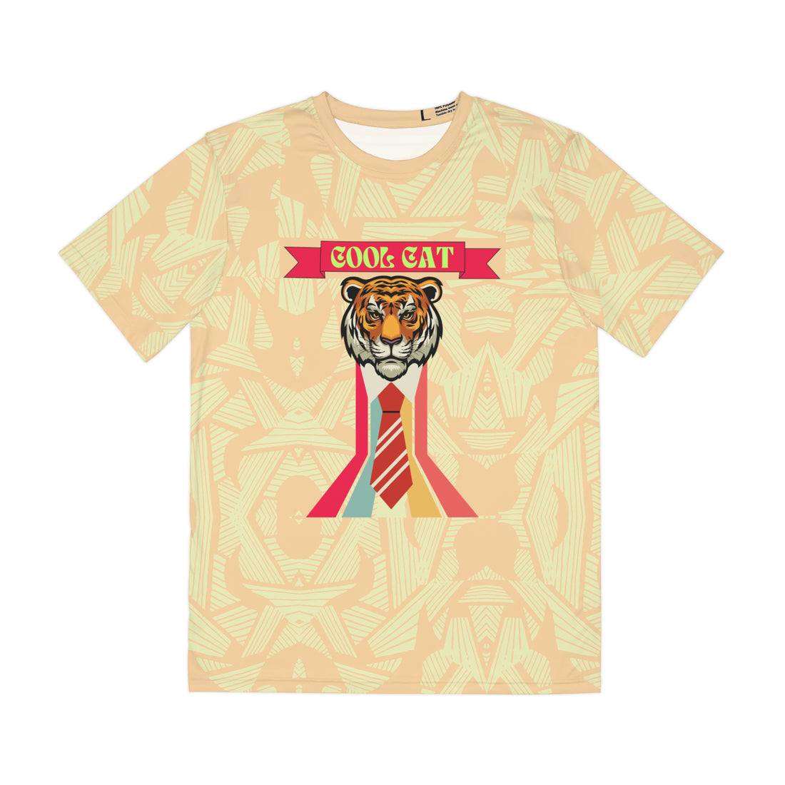 Tuscan Cool Cat Men's Polyester Tee (AOP)