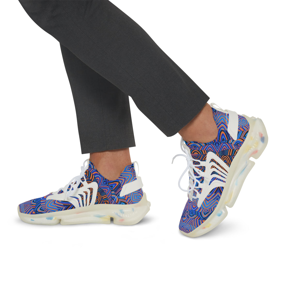 Peach Sonic OTT Men's Mesh Knit Sneakers