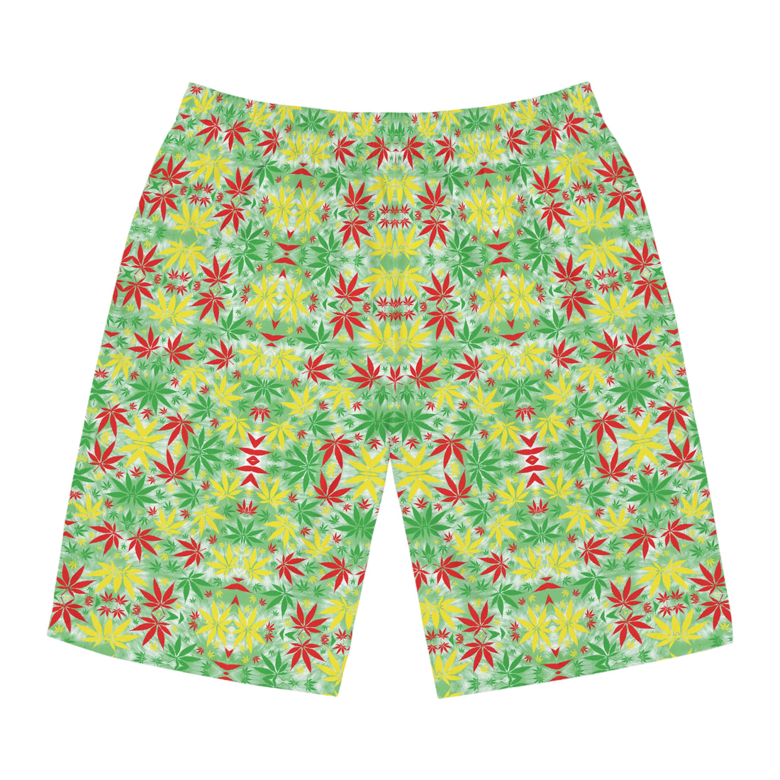 Tye Dye Rasta Toned Men's Board Shorts (AOP)