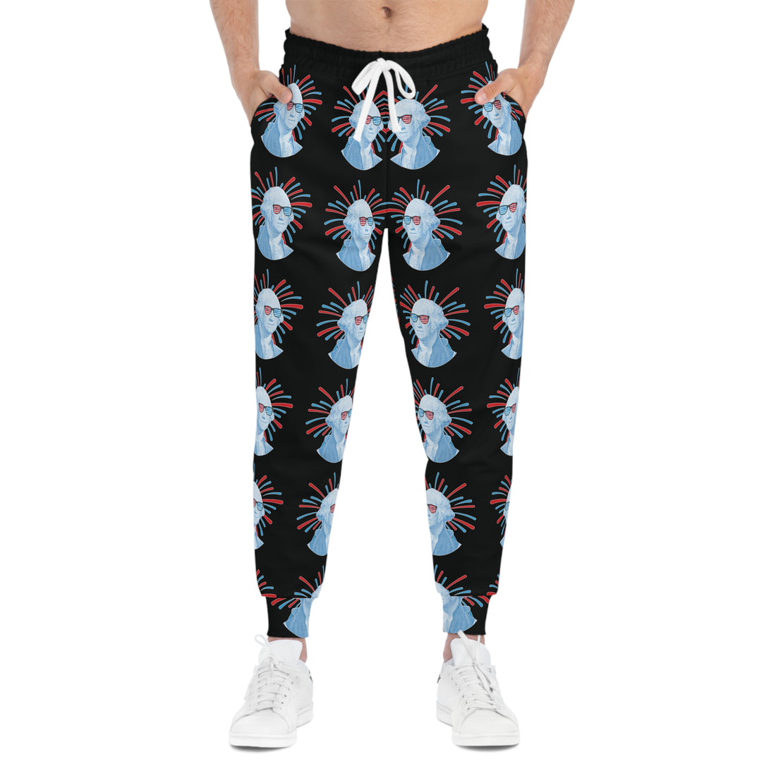 Black Unisex Washington AOP Joggers