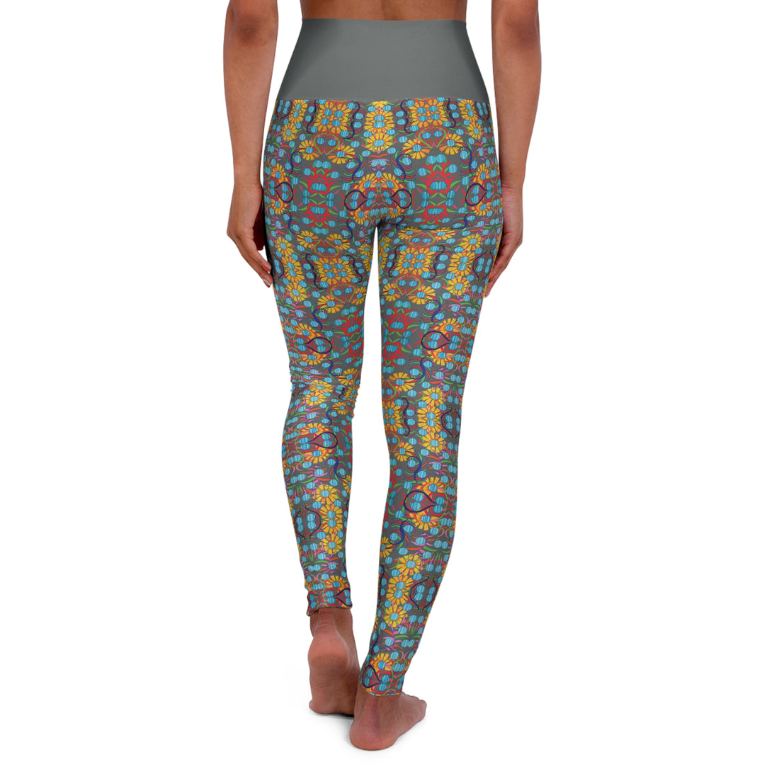 Ash Sunflower Yoga Leggings
