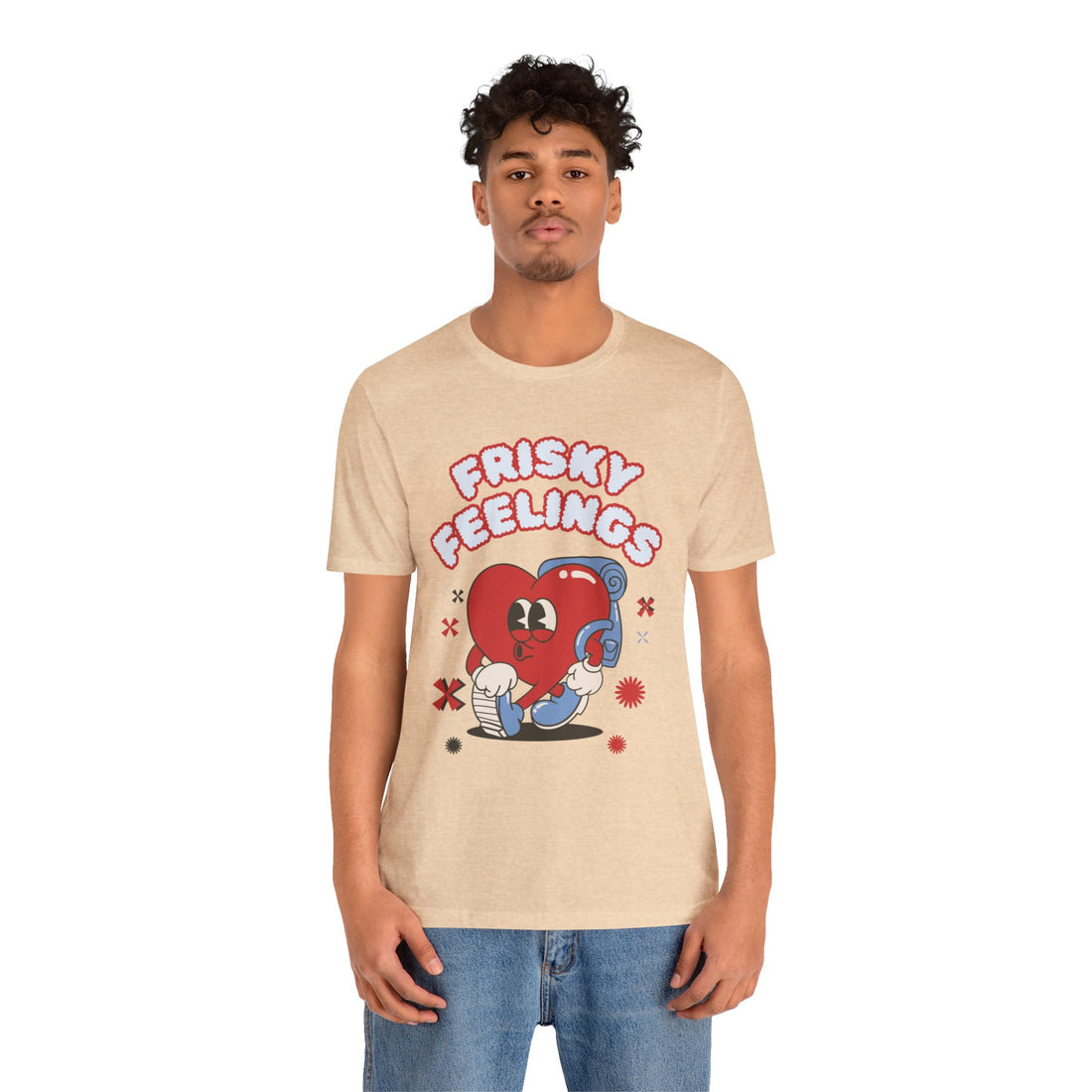 Frisky Feelings Unisex Jersey Tee