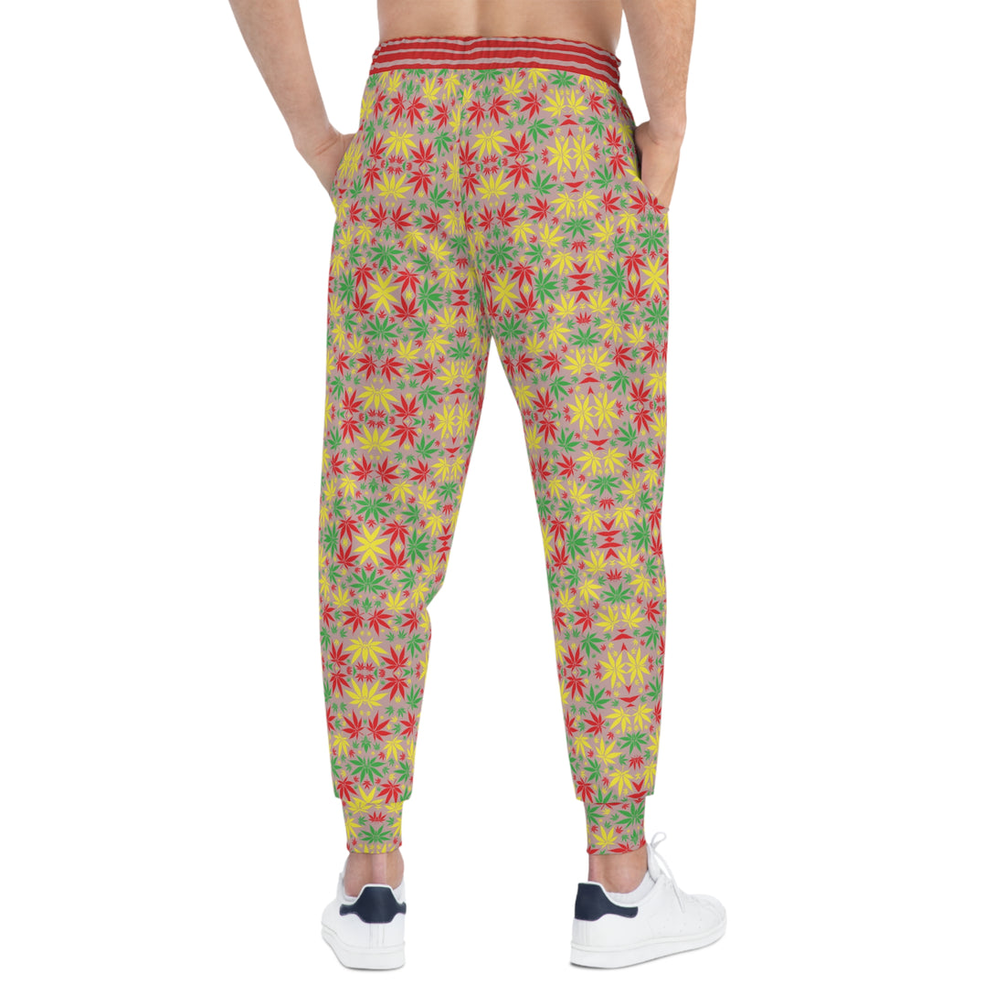 Taupe Tropical Rasta toned Unisex Joggers