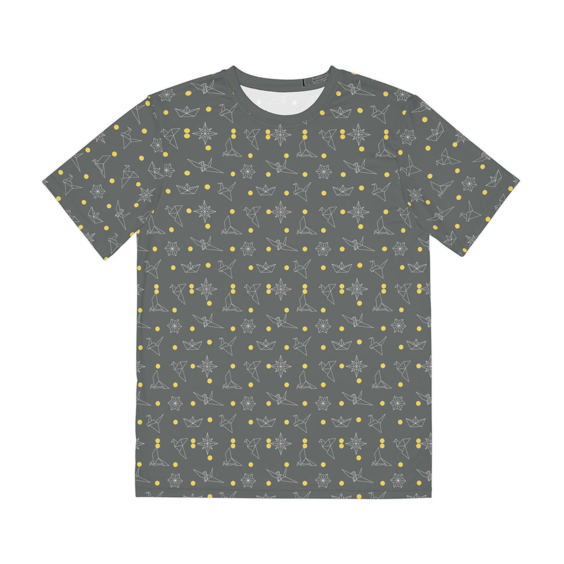 Ash Origami Men's Polyester Tee (AOP)