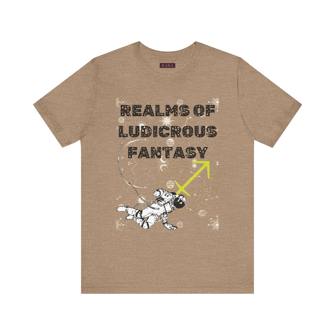 Fantasy Realm Typography Unisex Jersey Tee