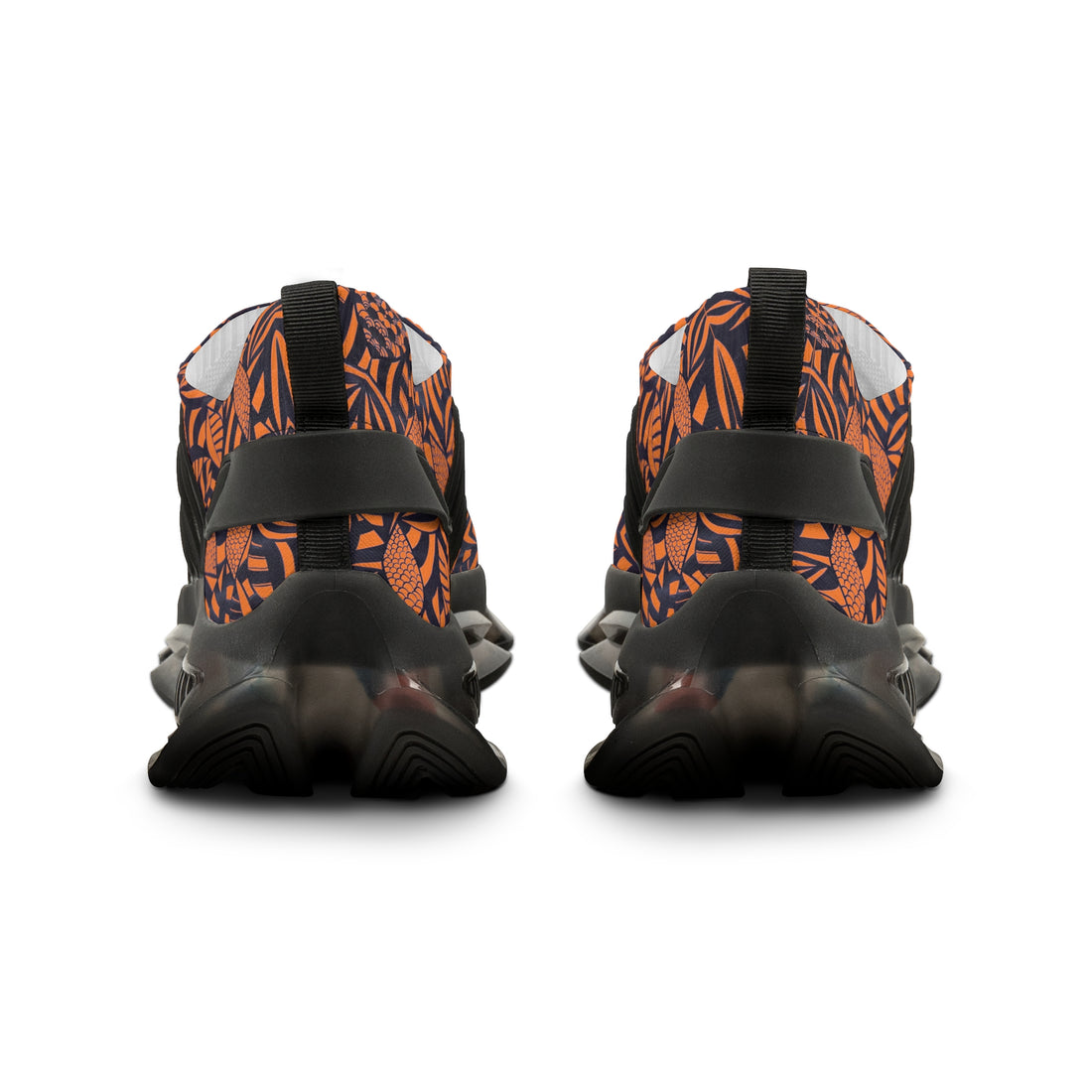 Peach Tropical Minimalist OTT Men's Mesh Knit Sneakers