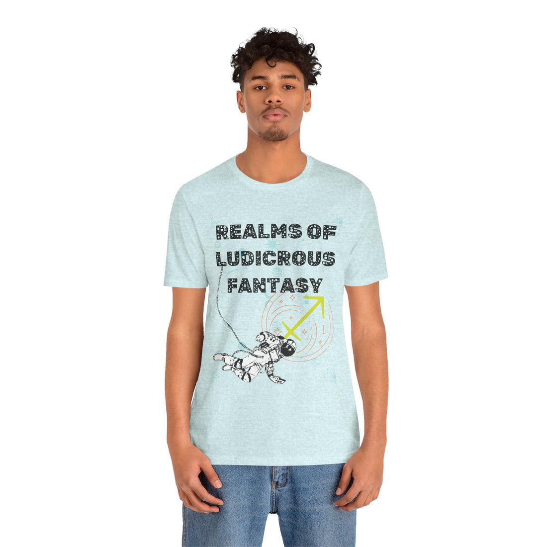 Fantasy Realm Typography Unisex Jersey Tee