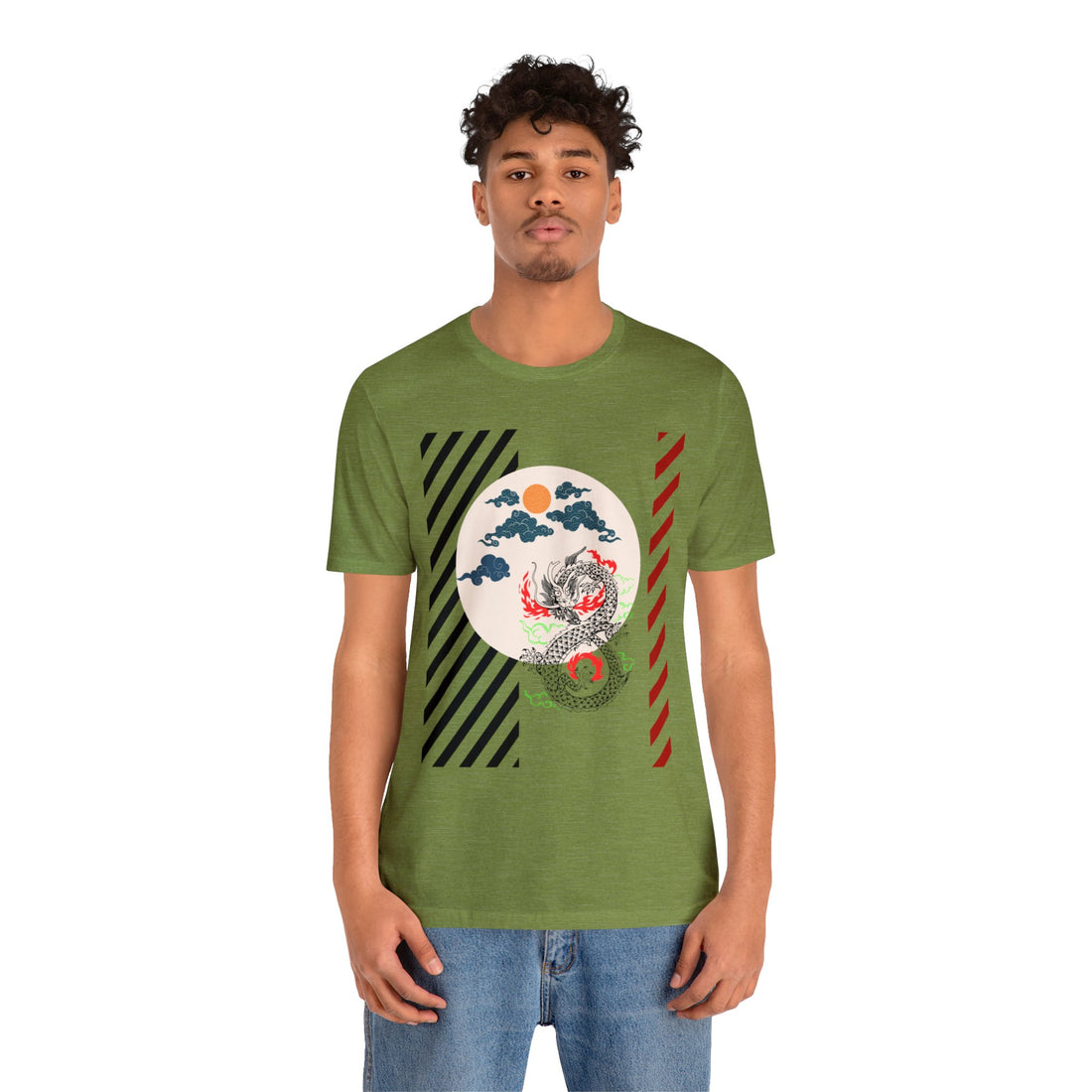 Oriental Dragon Unisex Jersey Tee