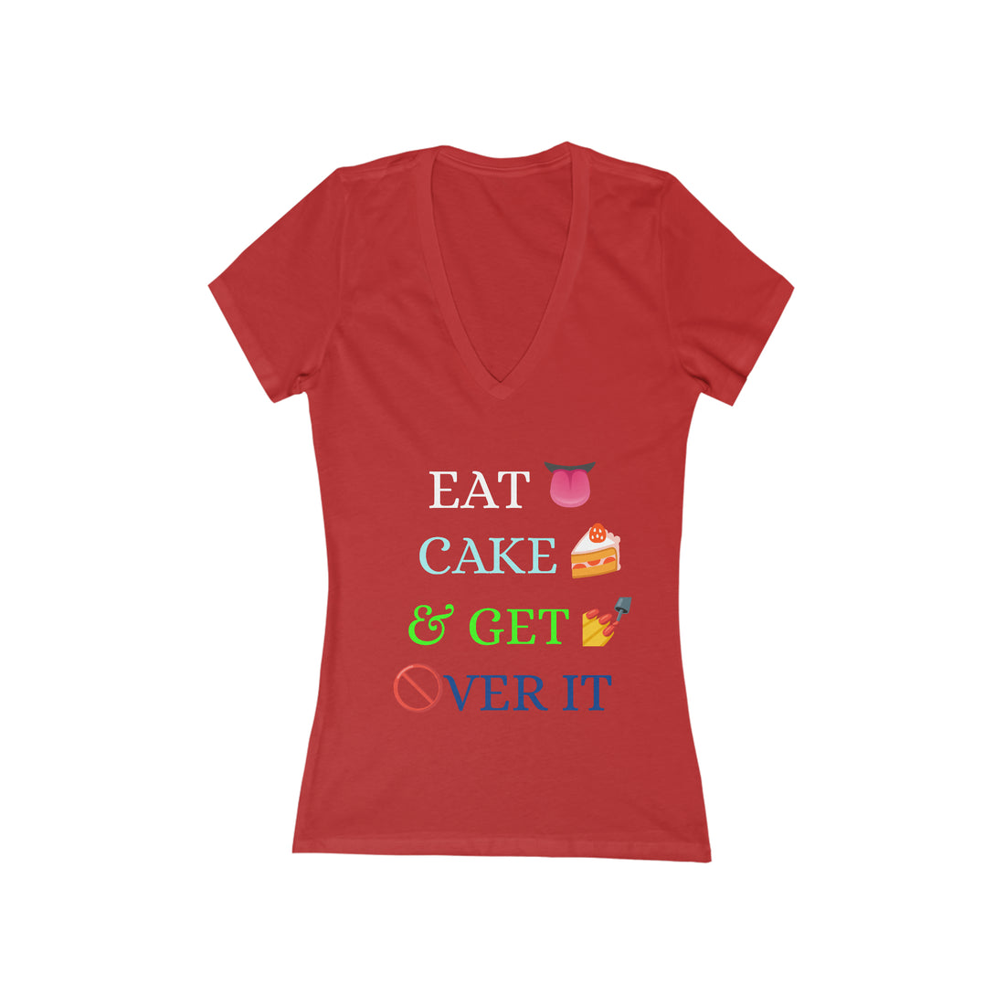 Women's Jersey Over It V-Neck Tee