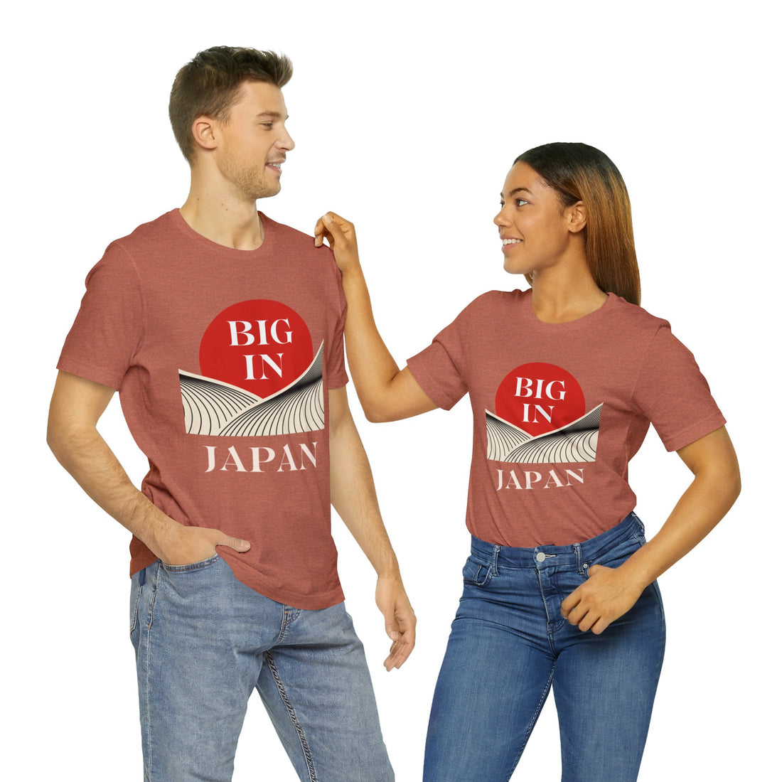 Unisex Big In Japan Typography Jersey Tee