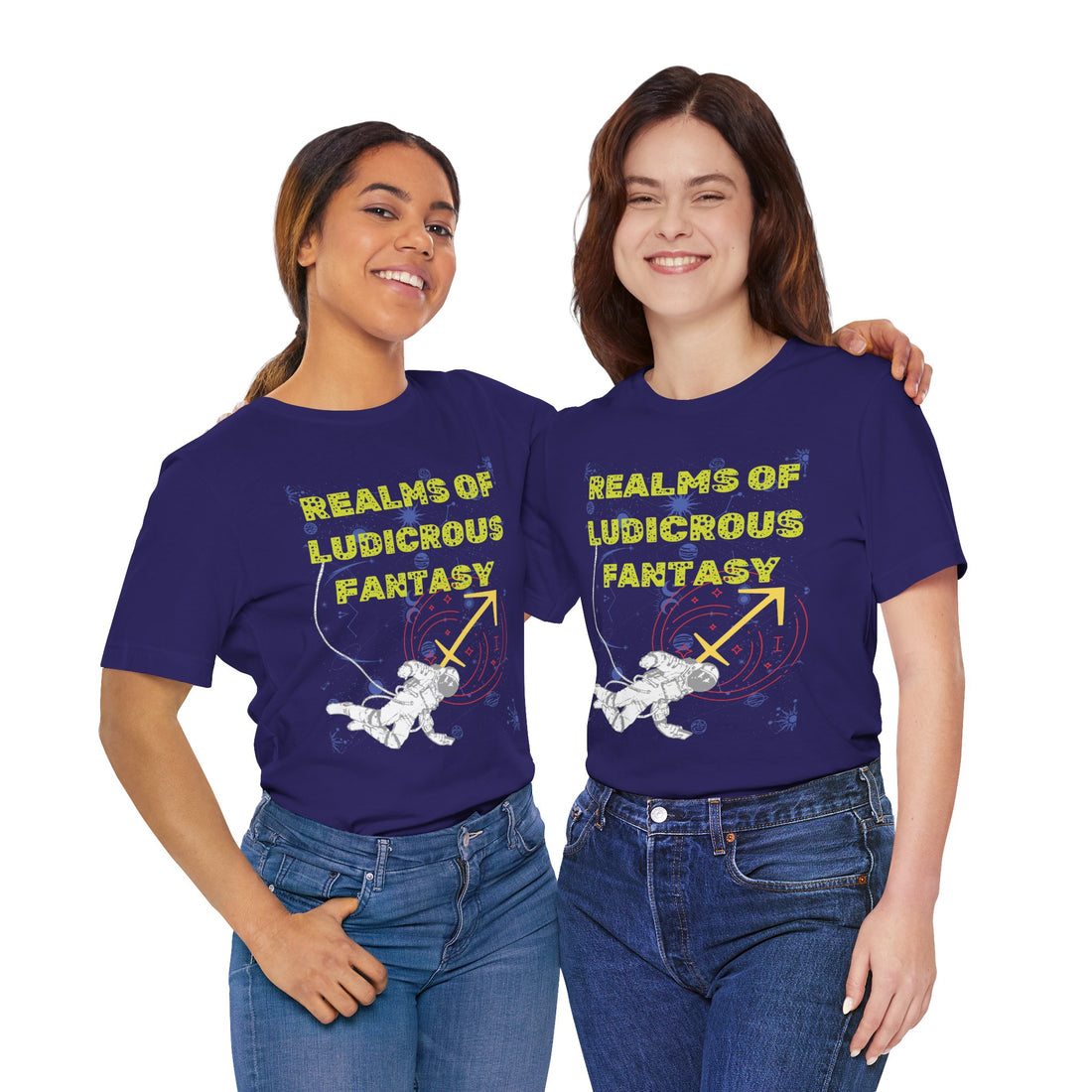 Fantasy Realm Typography Unisex Jersey Tee