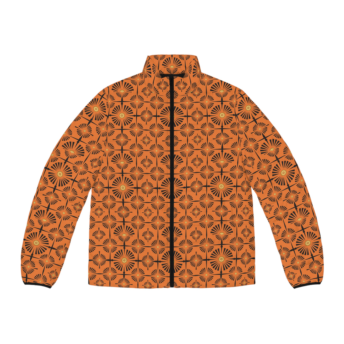 Flame Wheels & Spokes Men's Puffer Jacket