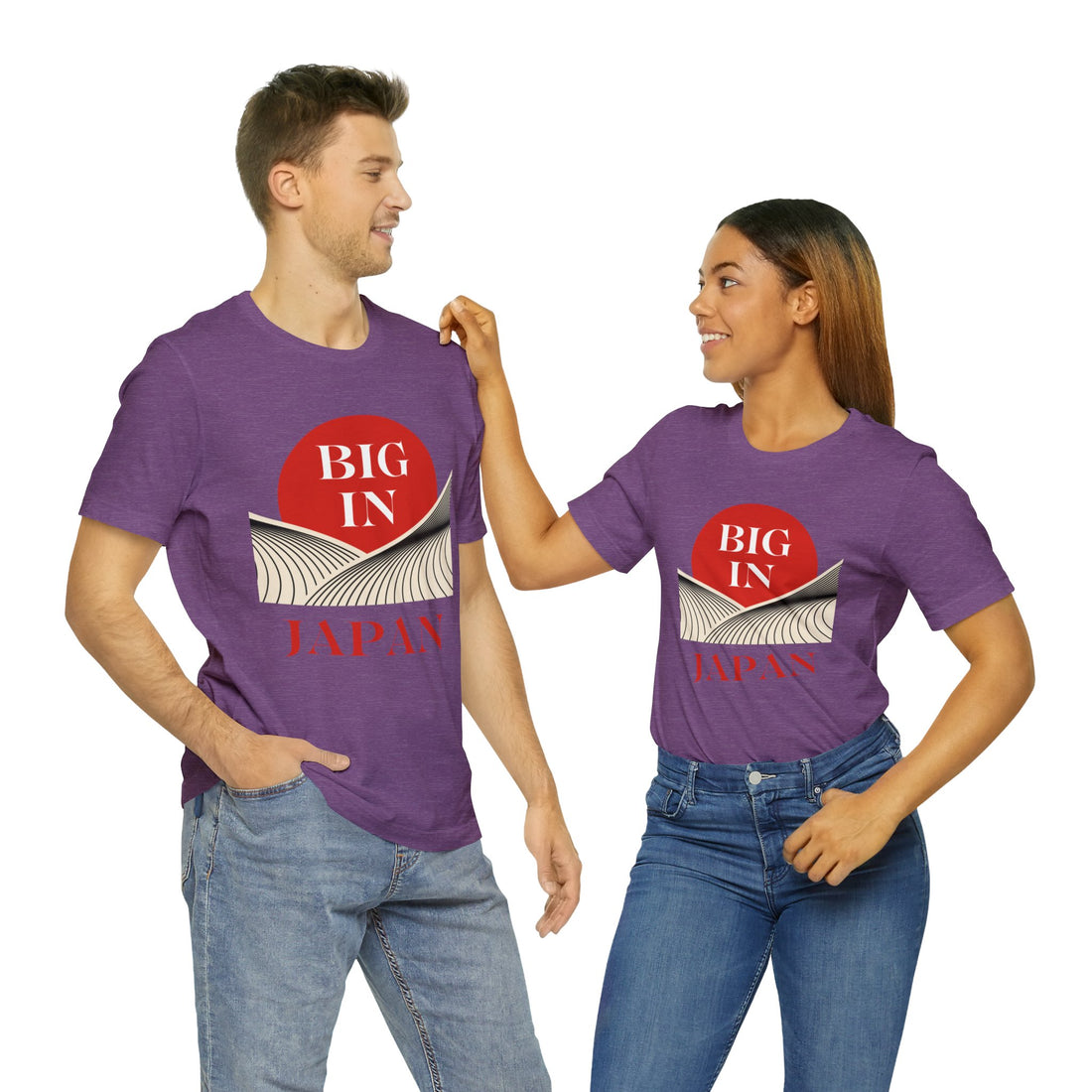Unisex Big In Japan Typography Jersey Tee