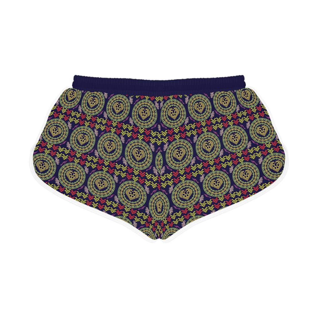 Ink Geo Lion Head Relaxed Gym Shorts
