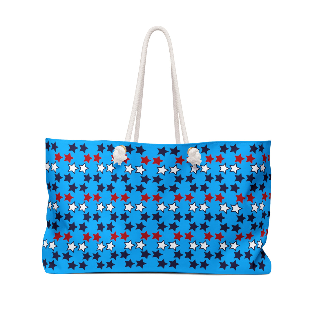 Aqua Starry Weekender Tote Bag