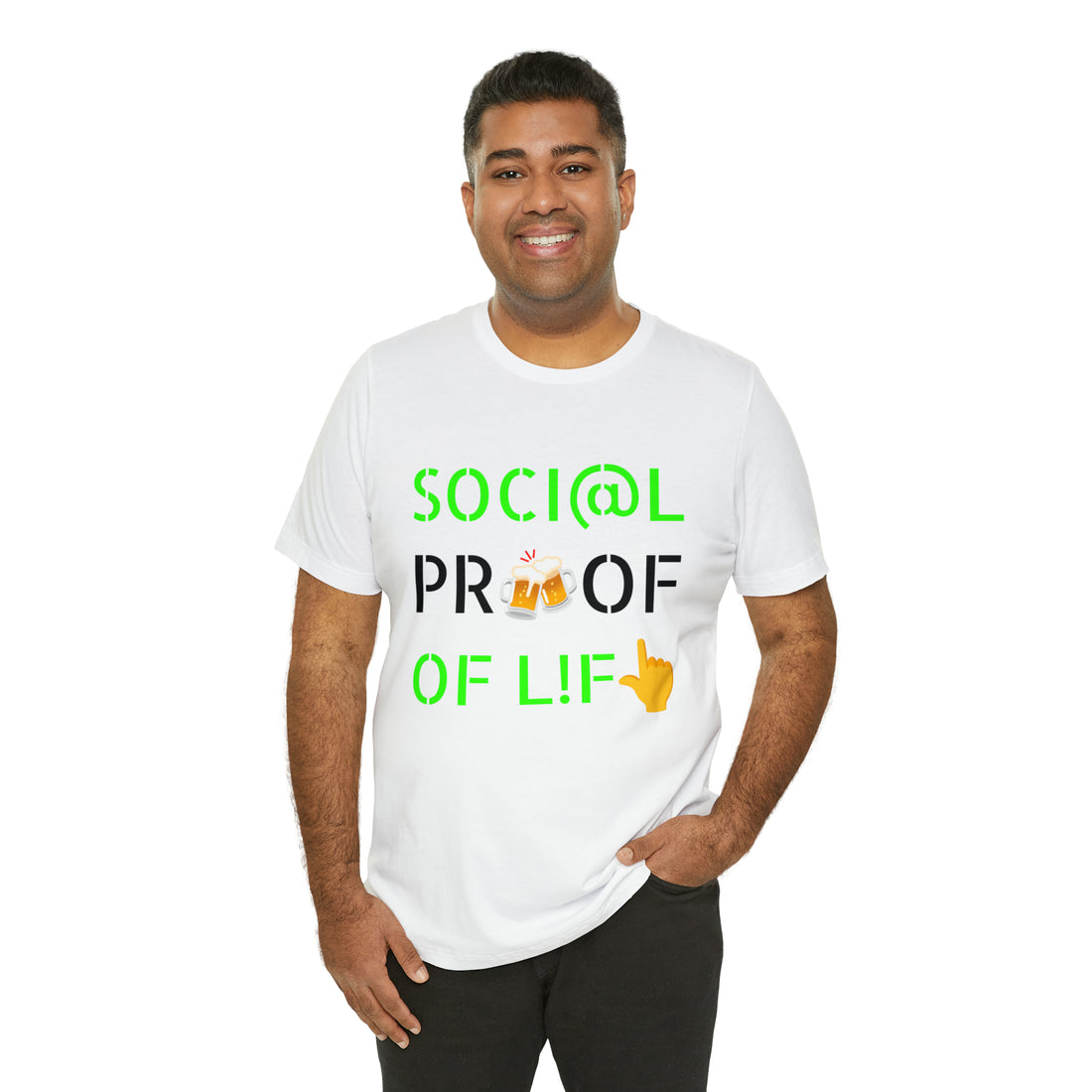Unisex Social Proof Jersey Tee