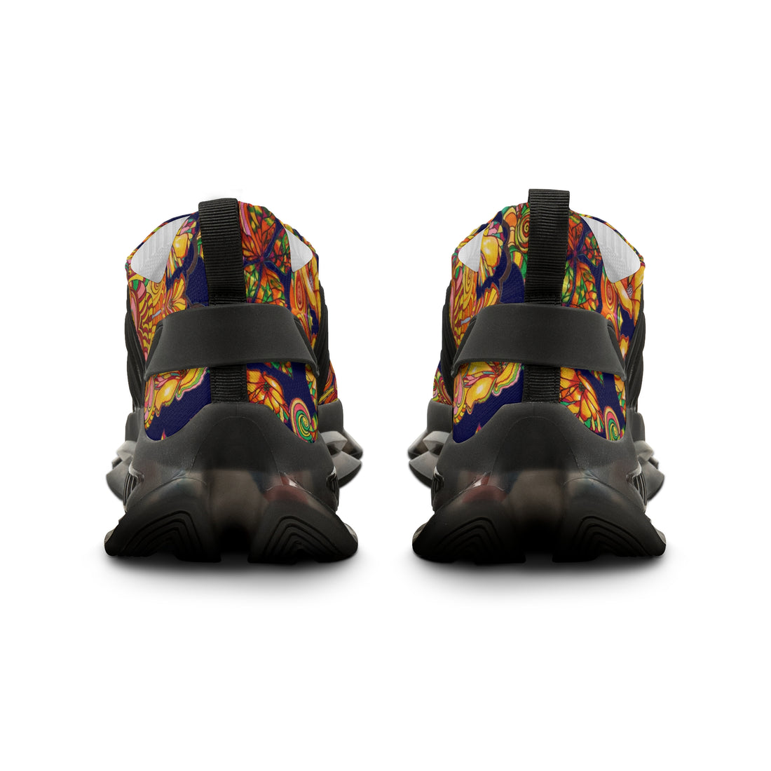 Ink Artsy Floral OTT Men's Mesh Knit Sneakers